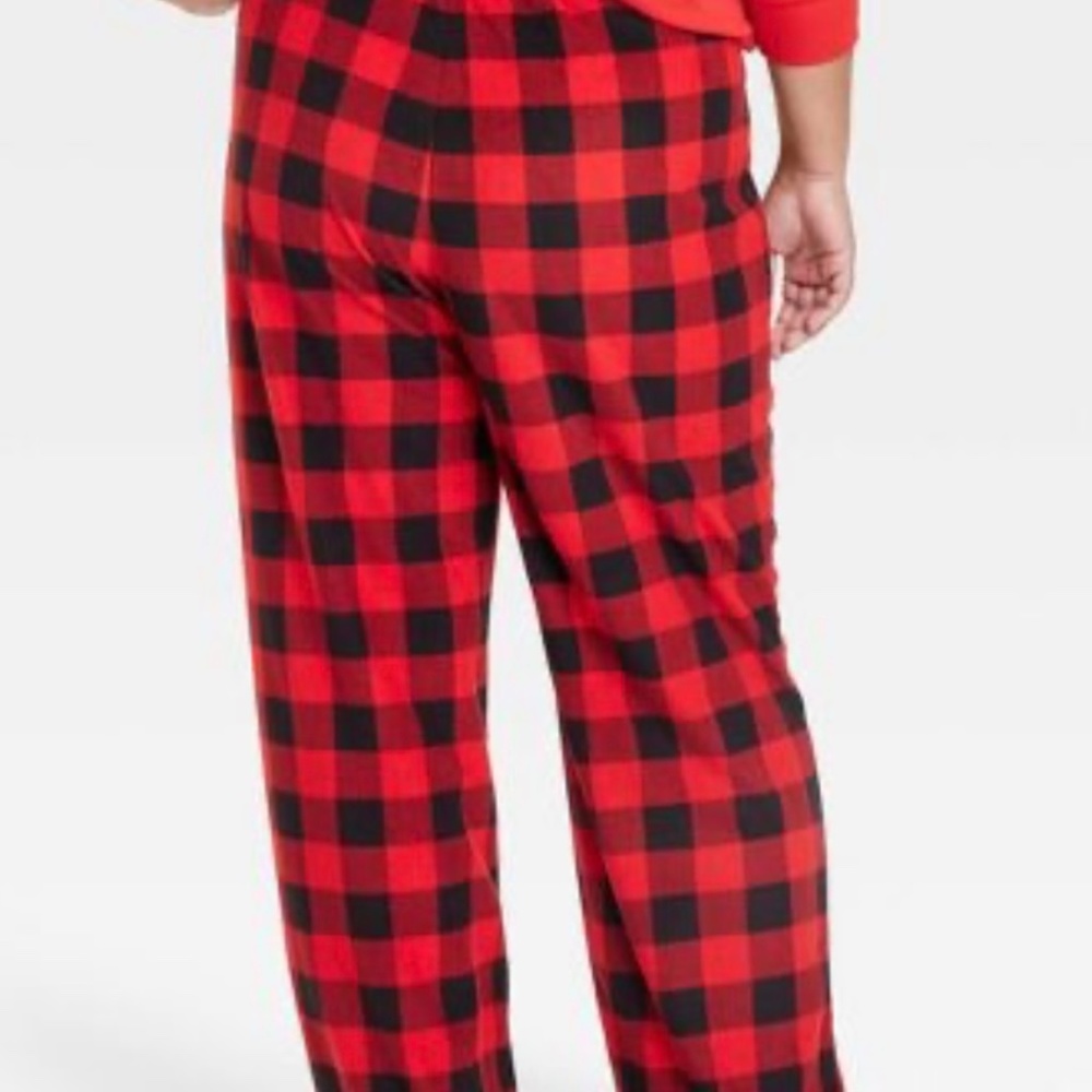 NWOT Women's Buffalo Plaid Fleece Matching Family Pajama Pants Size XXL - Picture 2 of 10